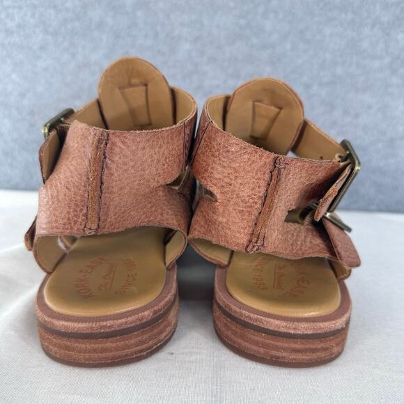 Kork Ease Woman’s sz 6 Leather Buckle Baltea Gladiator Sandals  Flat - Picture 4 of 8